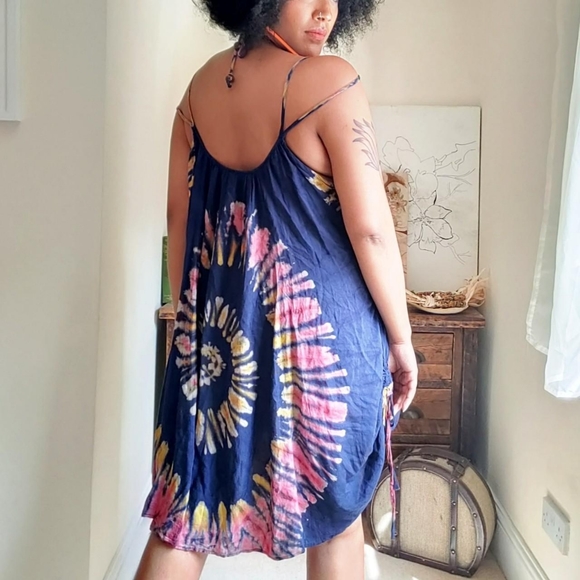 90s Vintage Tie Dye Dress - Picture 4 of 4